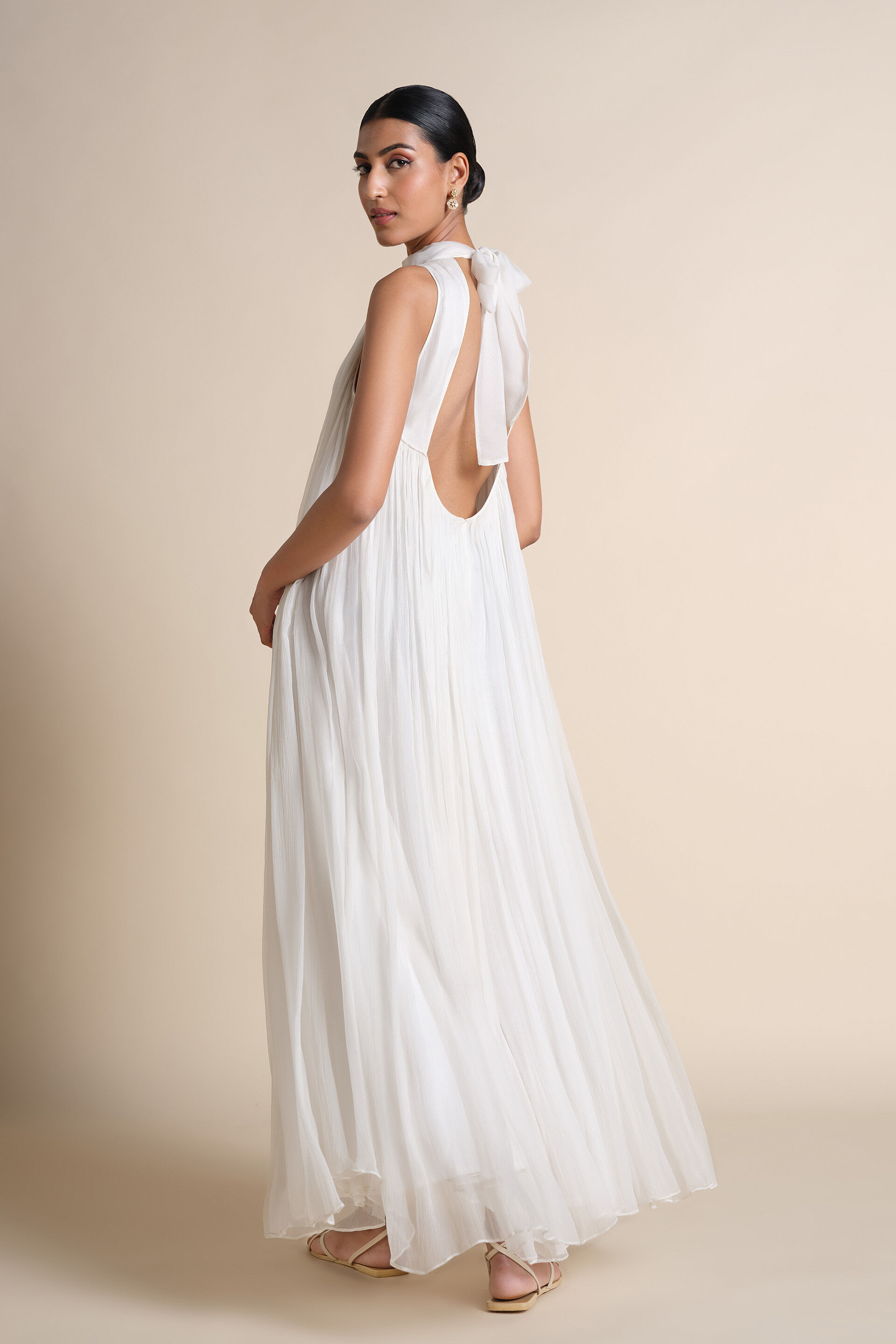 Mountain Mist Embroidered Jacket Set - Ivory, Ivory, image 6