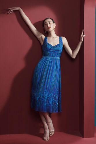Eliza Dress - Blue, Blue, image 2