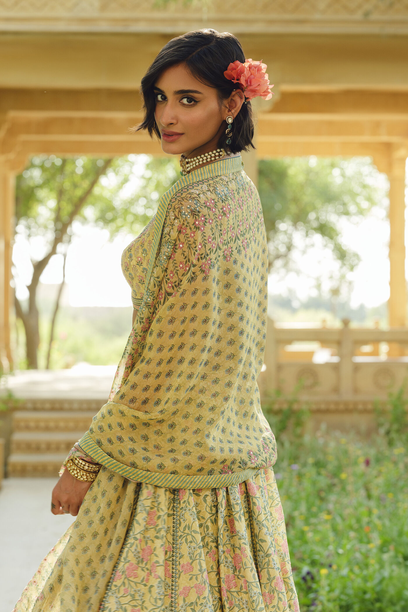 lehenga dress silk Stylish Designer Cream And Pastel Set this set offers the perfect blend of elegance and sophistication. Women's Orange Embroidered Silk Lehenga