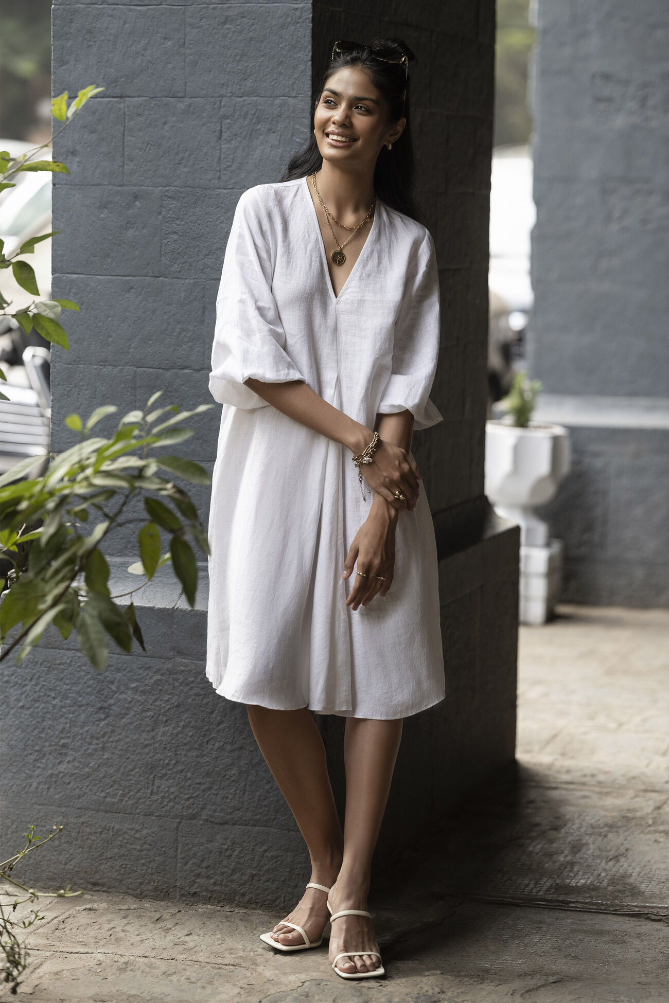 Julep Dress, White, image 1