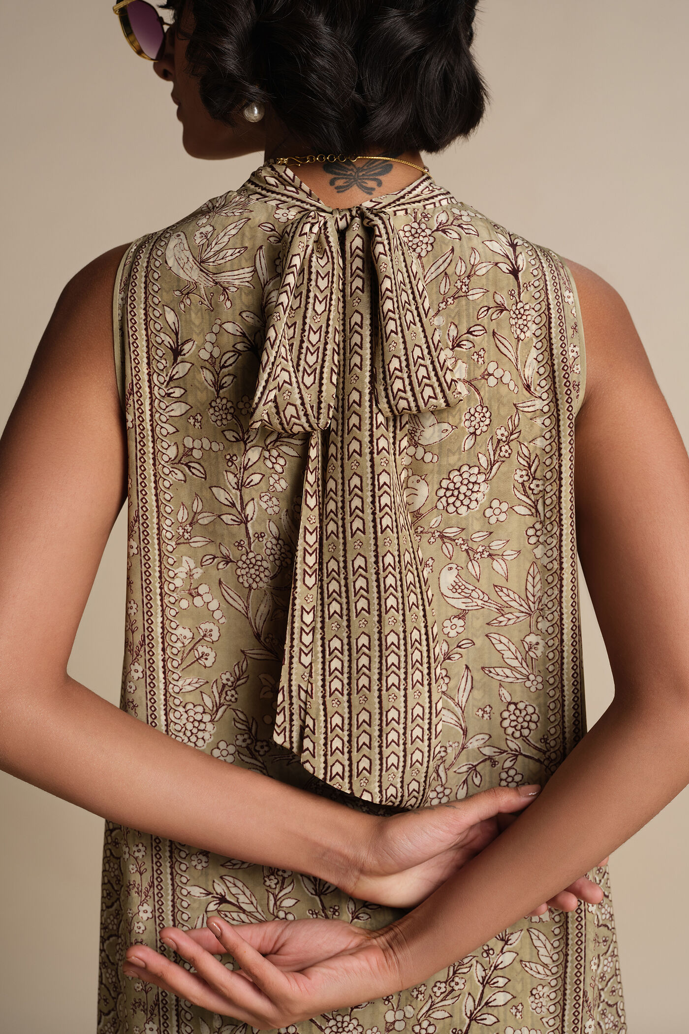 Buy Designer Rimaza Dress - Sage Online for Women from Anita Dongre S25RD6_SAGE Buy Designer Rimaza Dress - Sage Online for Women from Anita Dongre S25RD6_SAGE