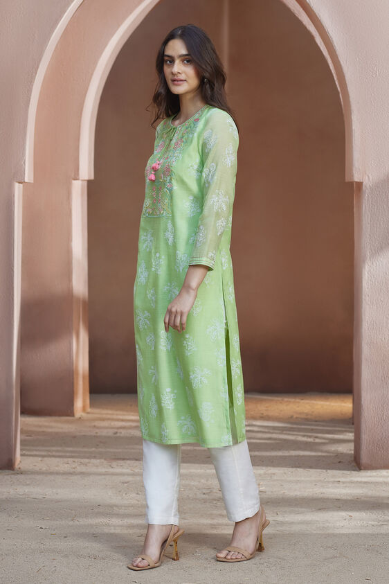 Zaina Kurta, Lime, image 2