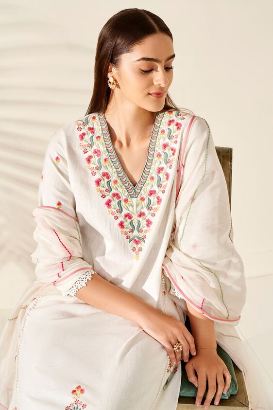 5 - Turvi Kurta Set – Natural, image 5