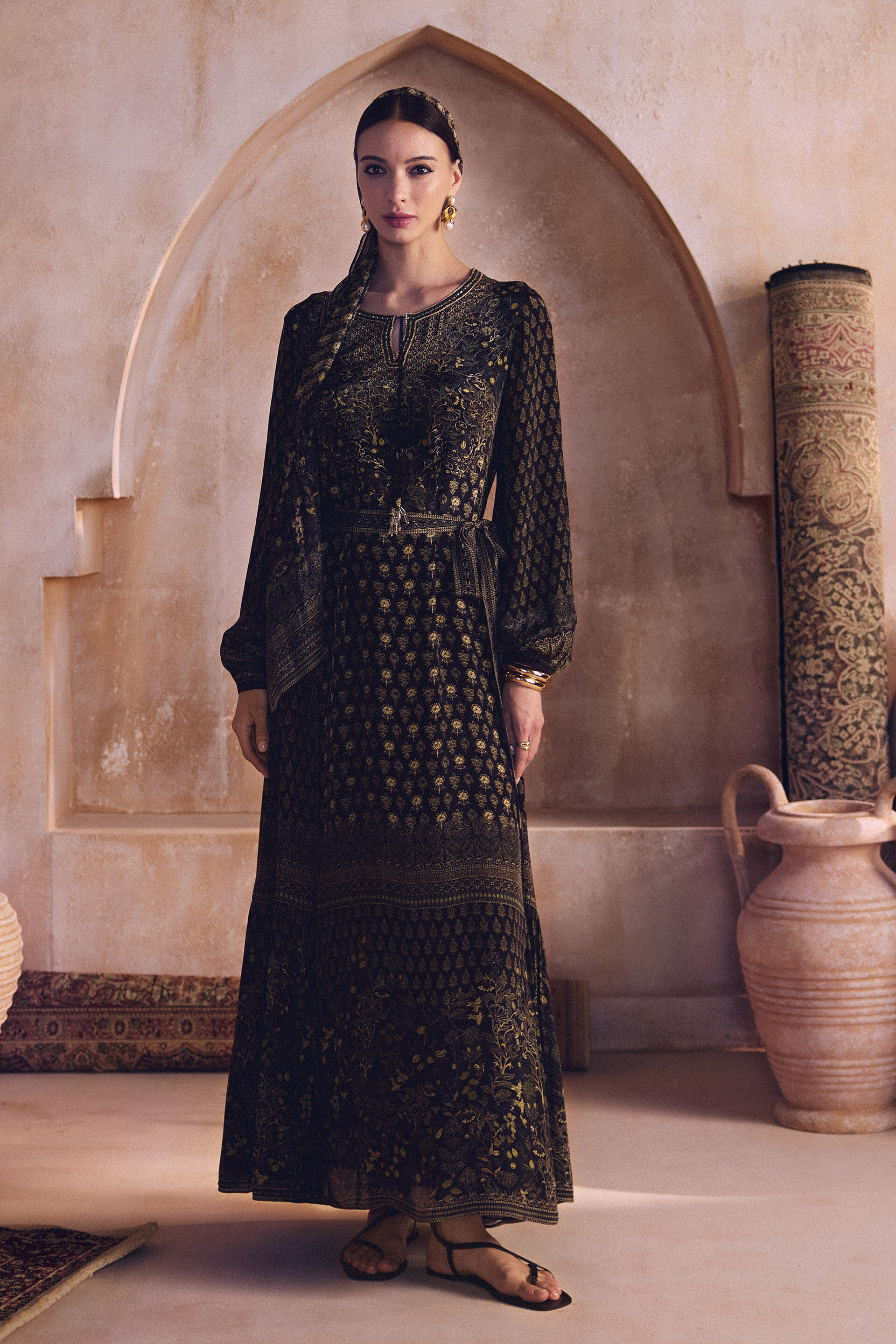 Samreen Kaftan - Black
