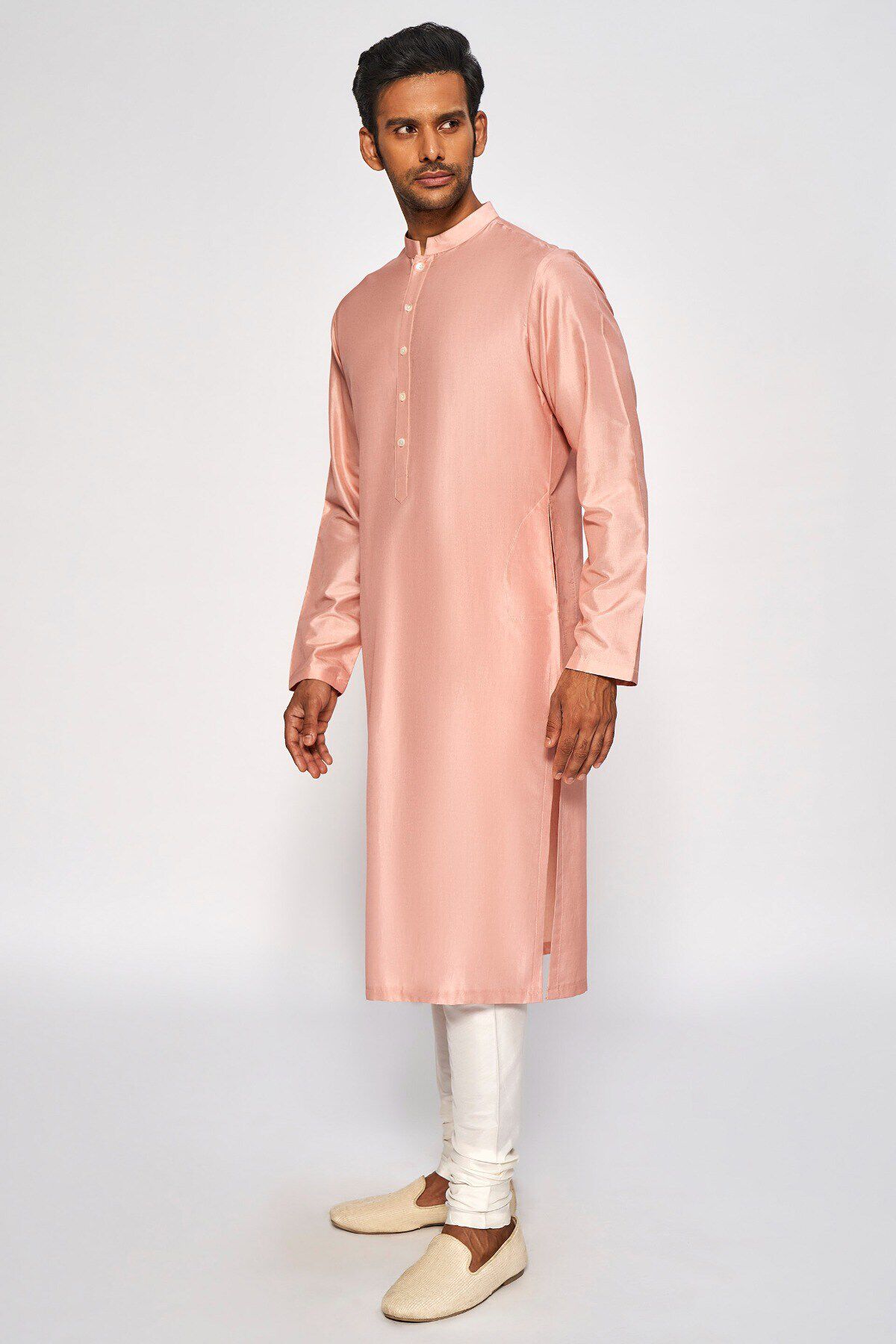 2 - Ishir Kurta &ndash;  Pink, image 2