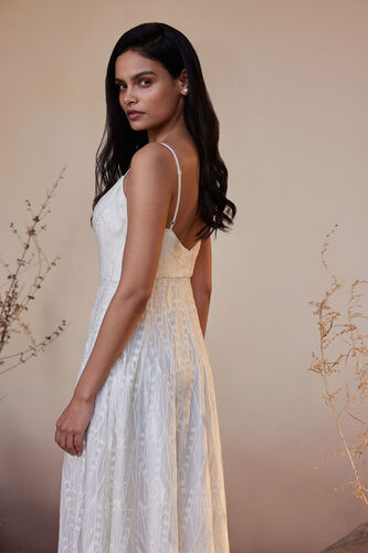Josiane Embroidered Gown - Ivory, Ivory, image 5