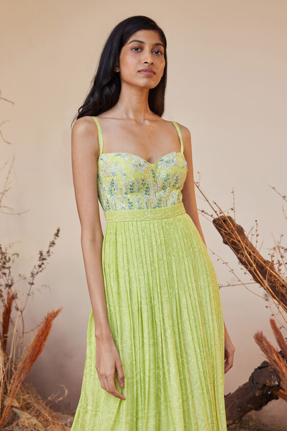 Asbah Dress - Lime, Lime, image 4
