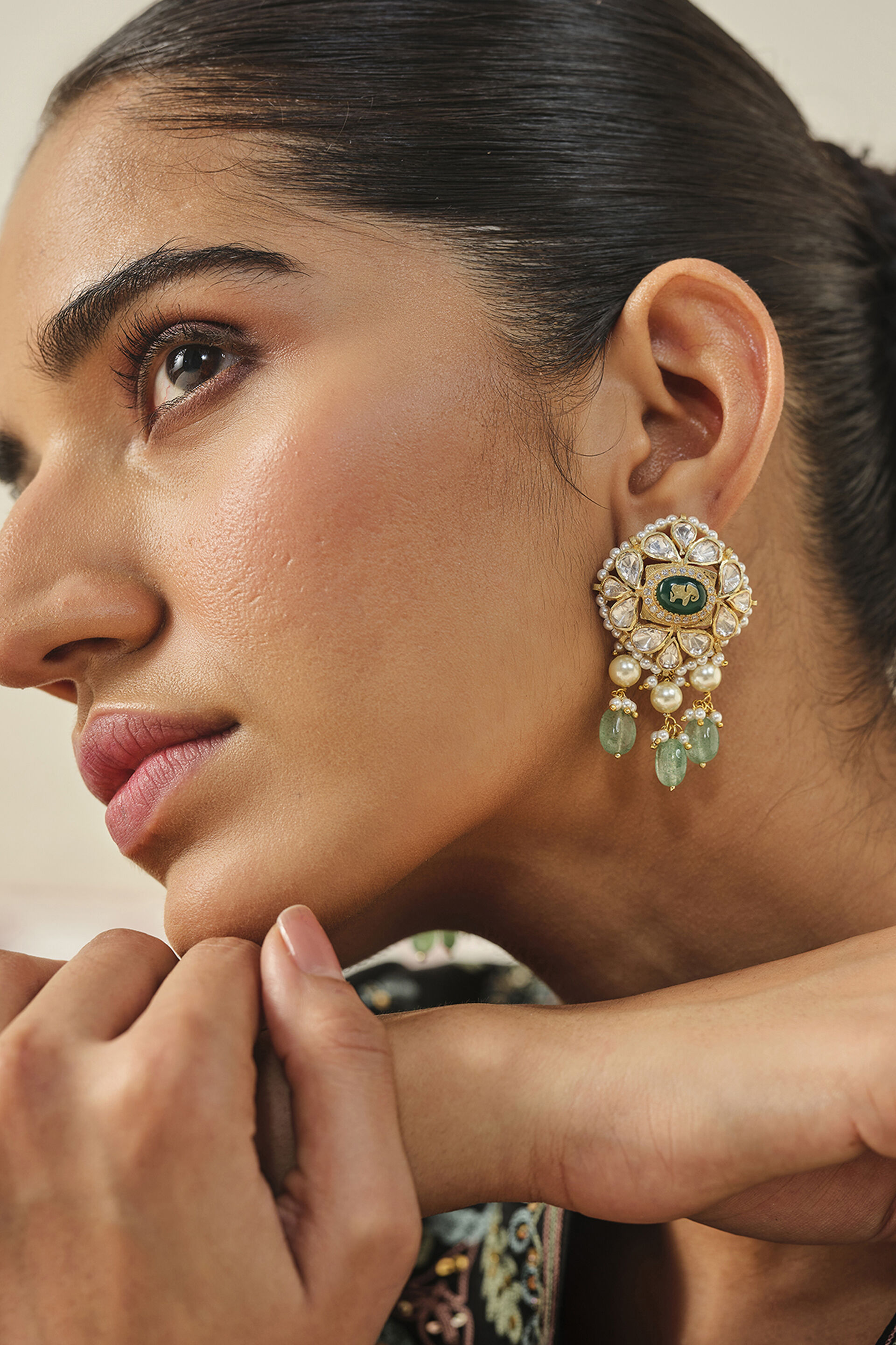 Manahil Earrings, , image 2