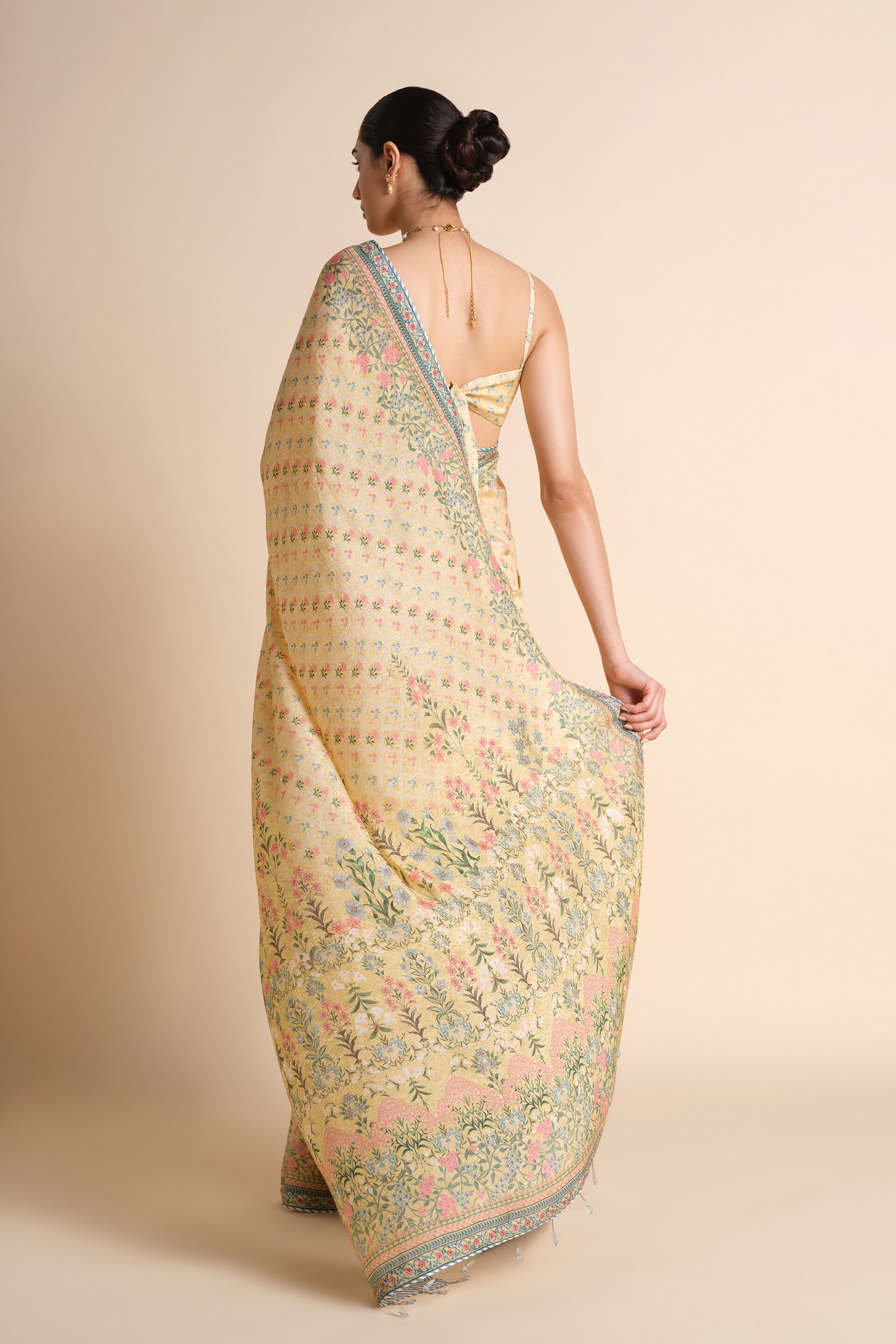 Meris Saree - Yellow