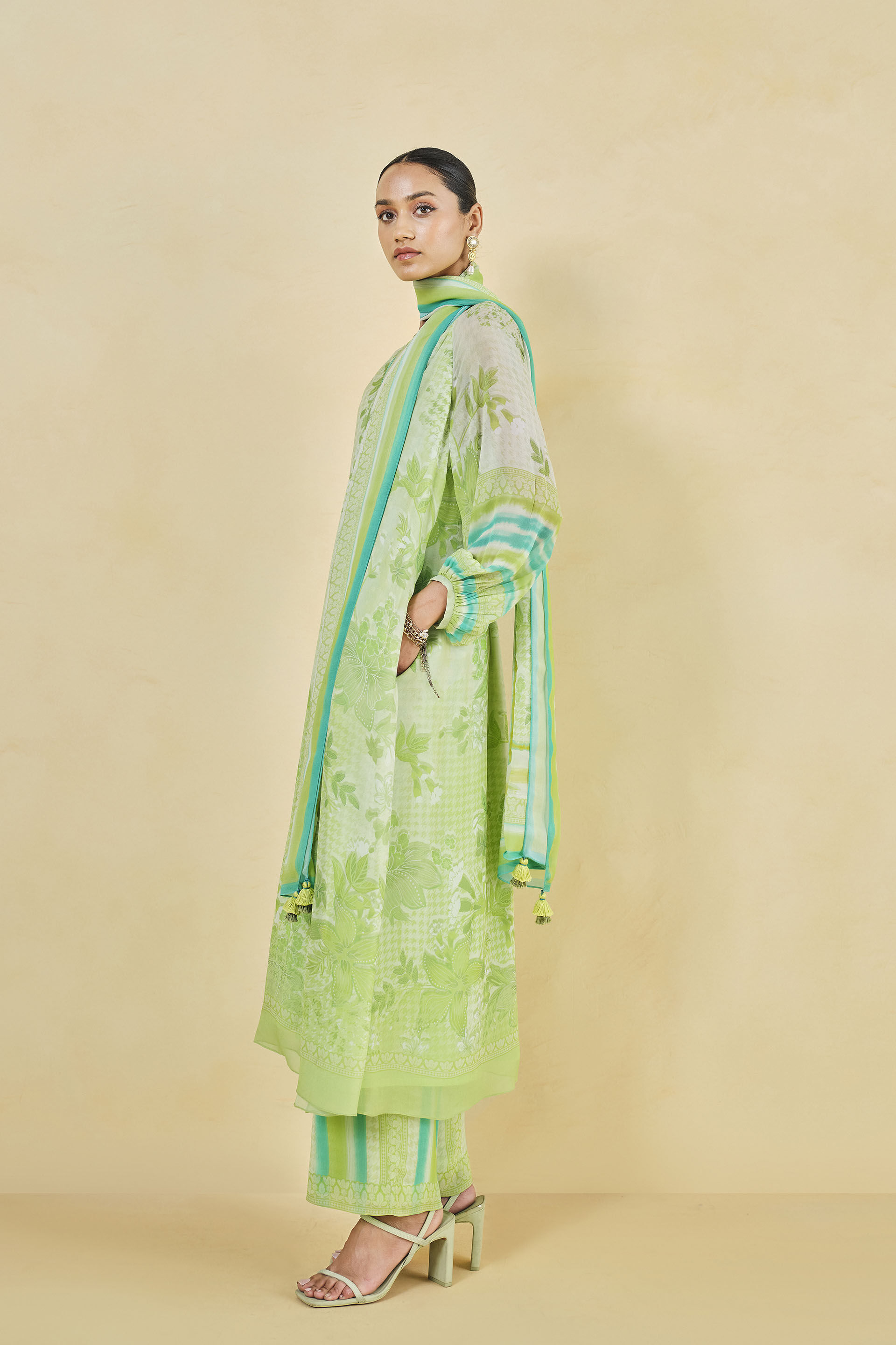 Mongo Suit Set - Lime