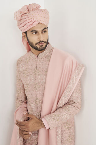 Anishk Sherwani, Pink, image 8