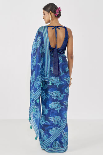 Anava Saree - Blue, , image 3