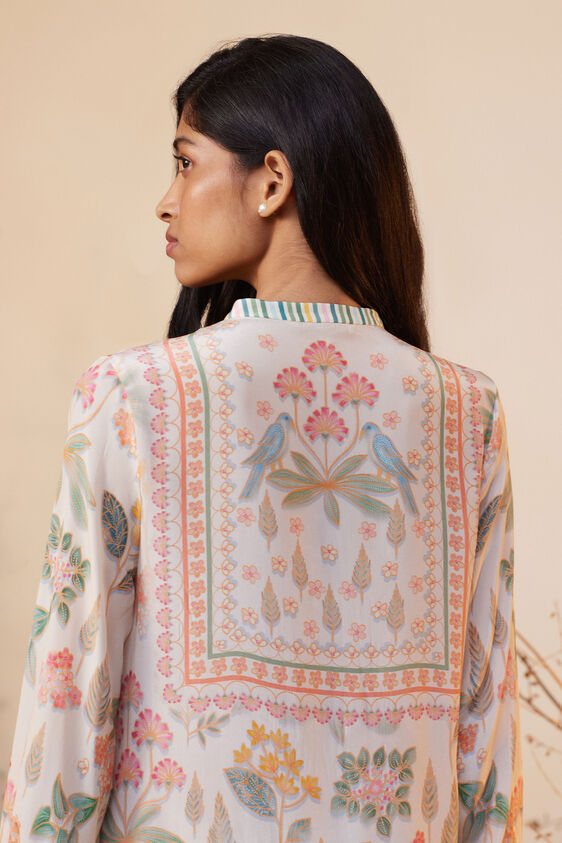 Kinza Kurta Set, Cream, image 5