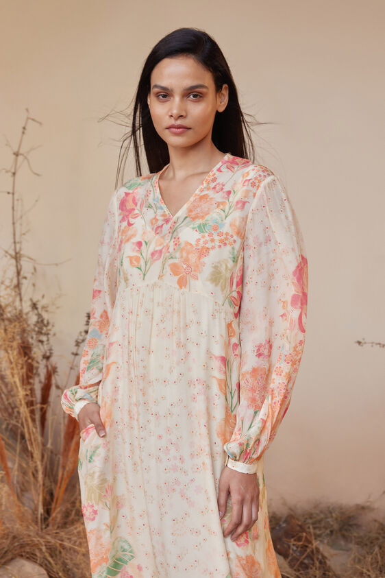 Alaya Kaftan, Cream, image 7