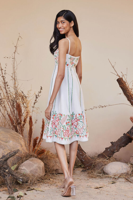 Amanda Dress, White, image 3