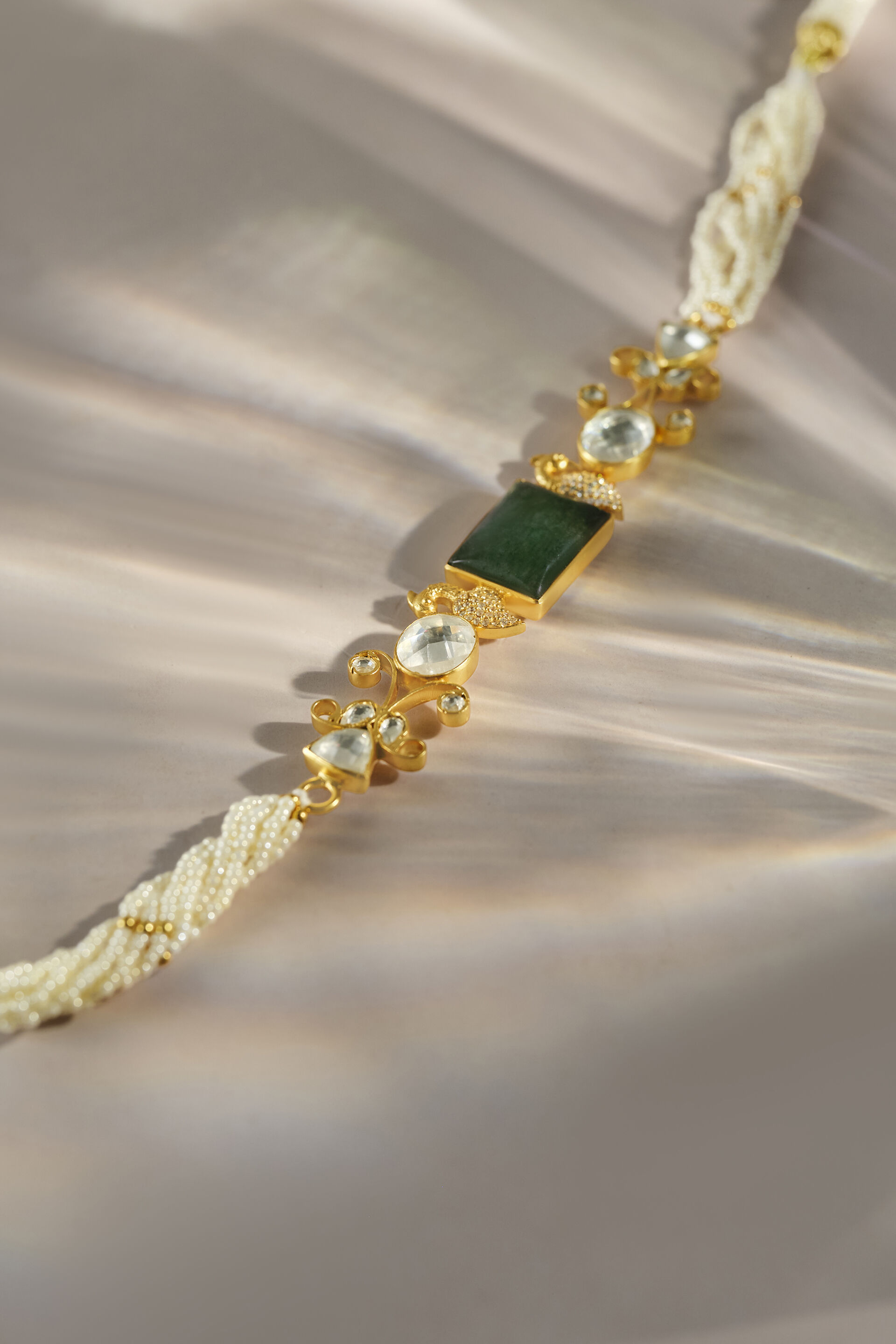 Avina Green Choker, , image 2