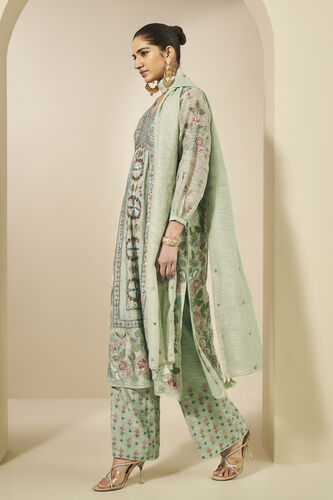Madhuj Suit Set - Sage Green, Sage, image 2
