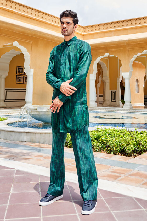 Krishiv Kurta - Green, Green, image 1