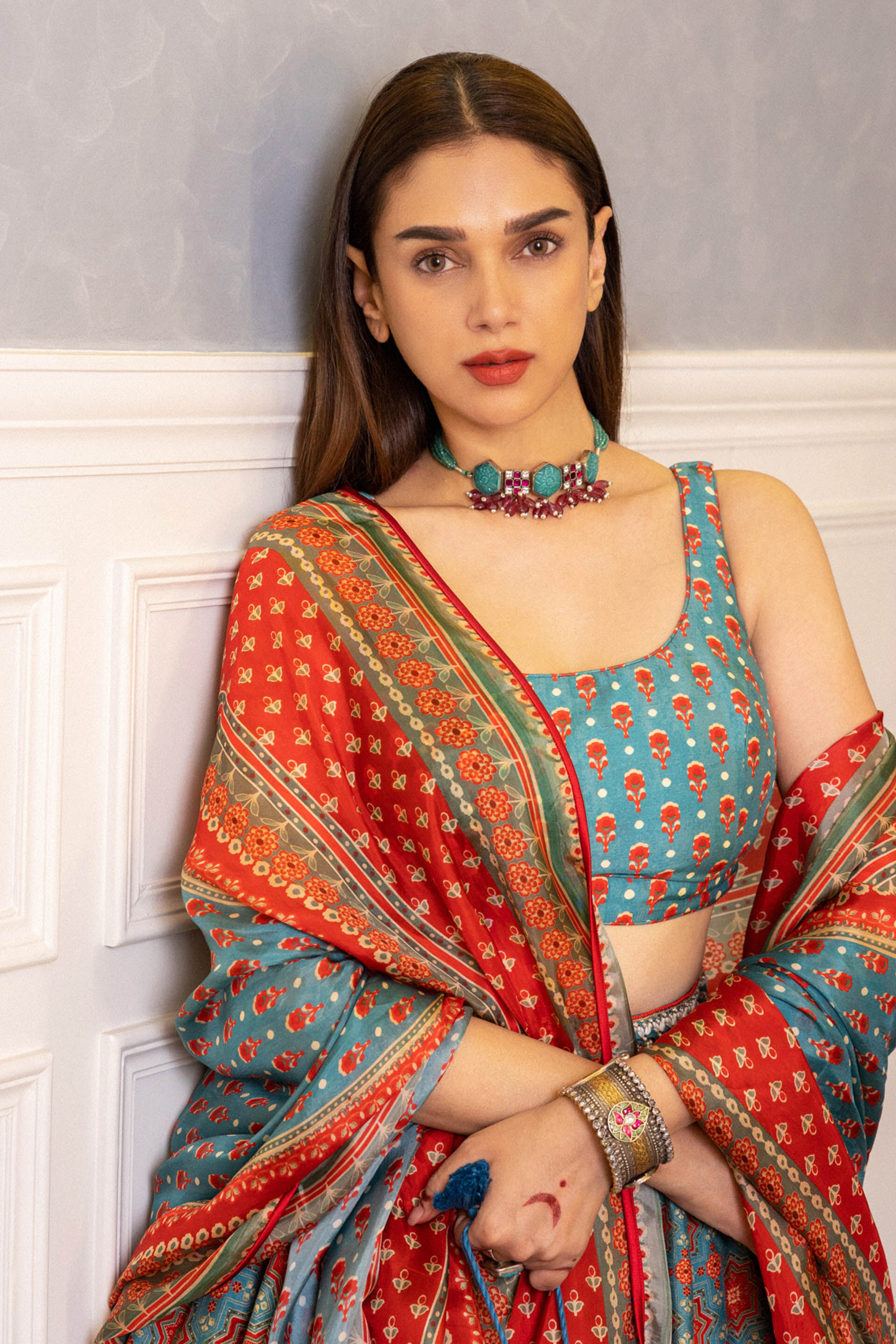 Mayai Lehenga Blue