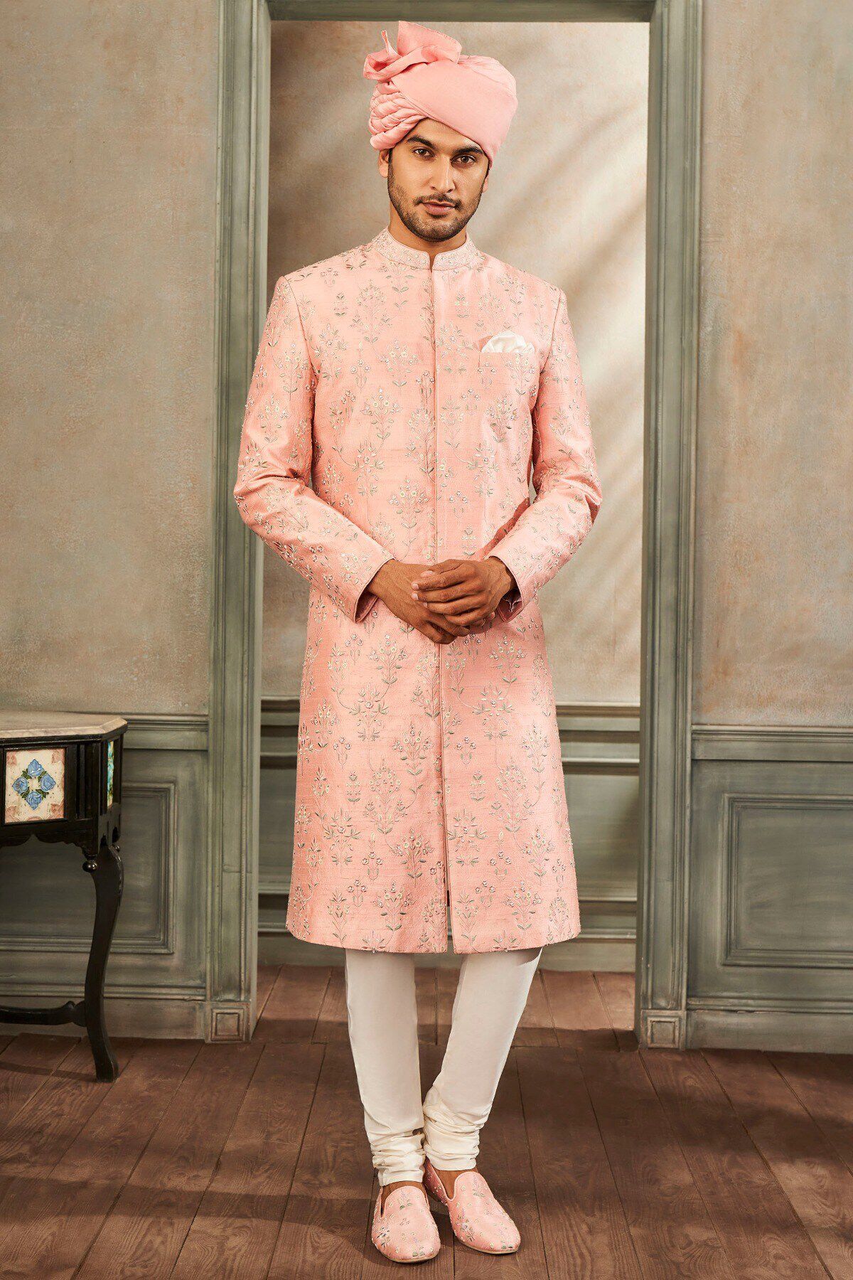 Kulish Sherwani Pink