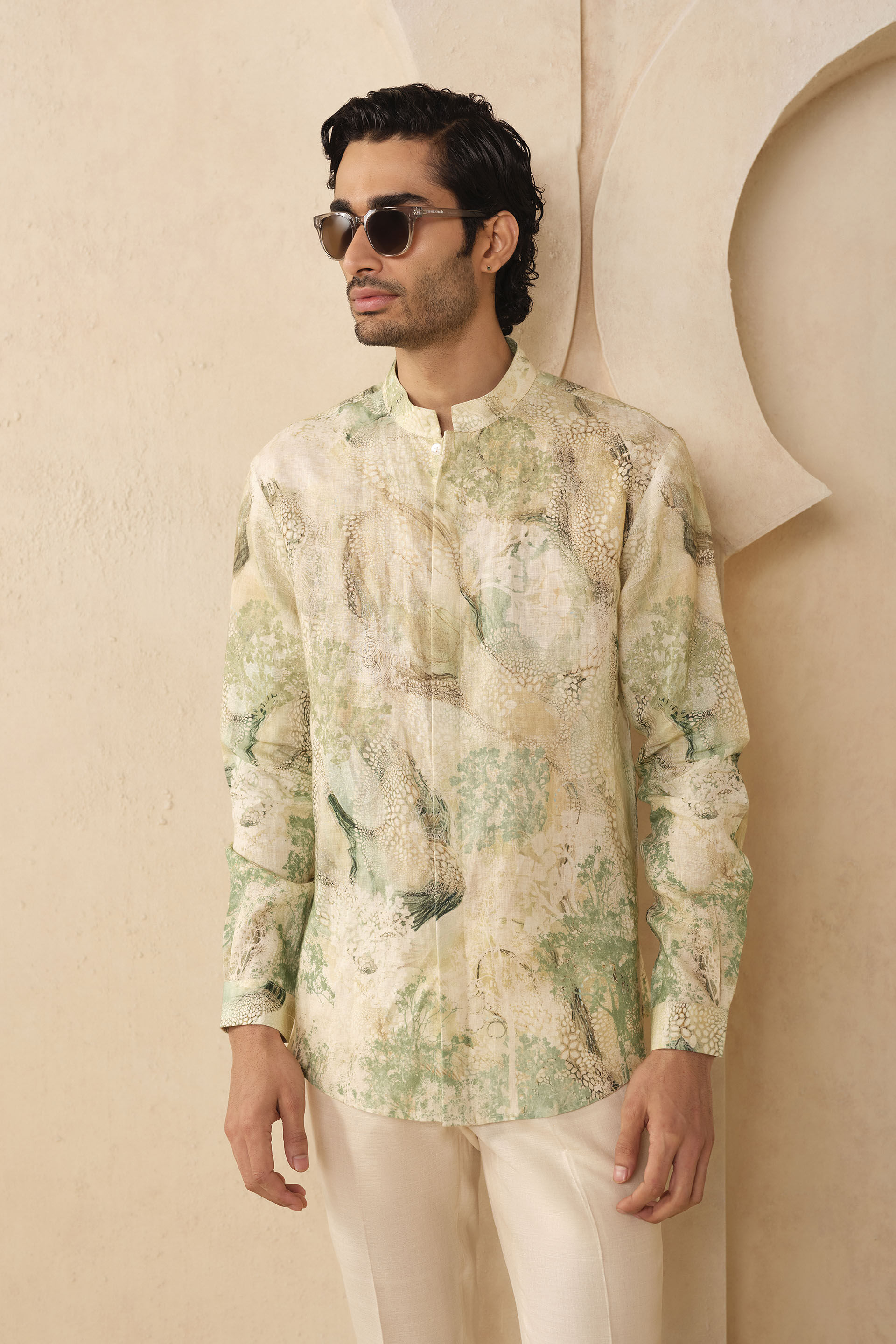 Yashas Linen Shirt - Sage, Sage, image 4