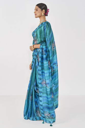 Tinika Saree - Blue, , image 2