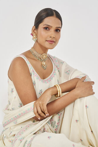 Elakshi Sharara Set - Ivory, Ivory, image 6