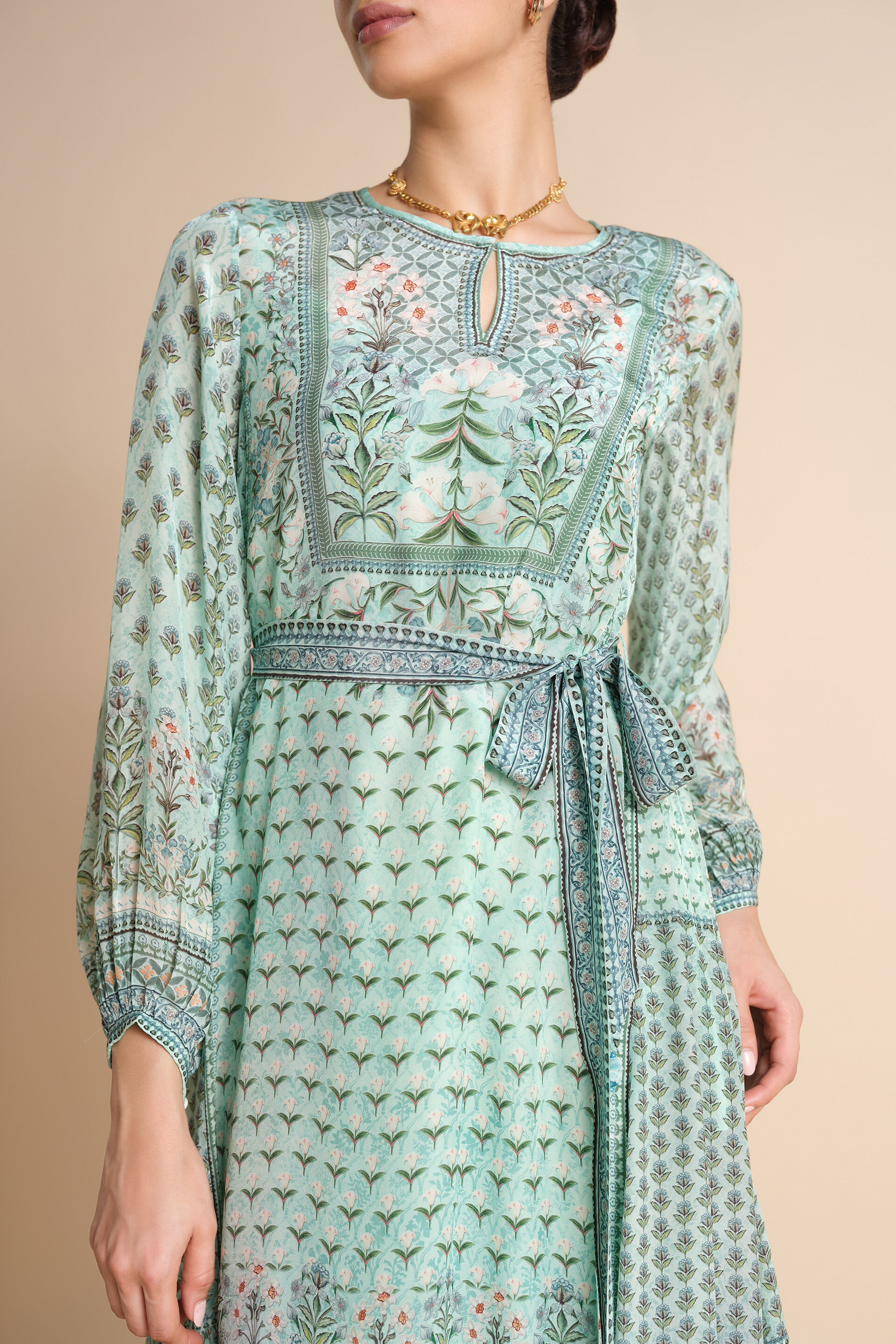 Tacoma Dress - Aqua, Aqua, image 6