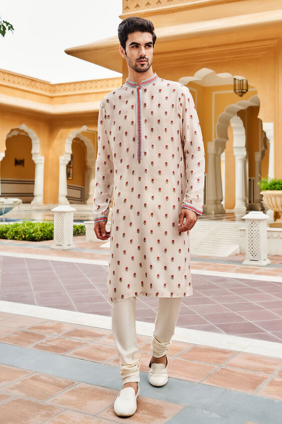 Kushagra Kurta, Ivory, image 1