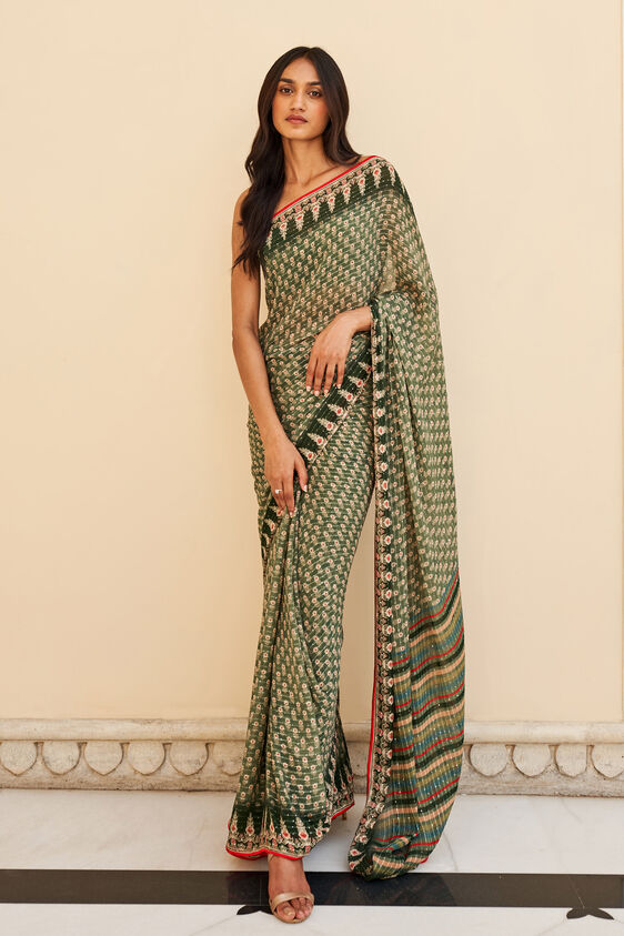 Anoushka Saree - Sage, , image 2