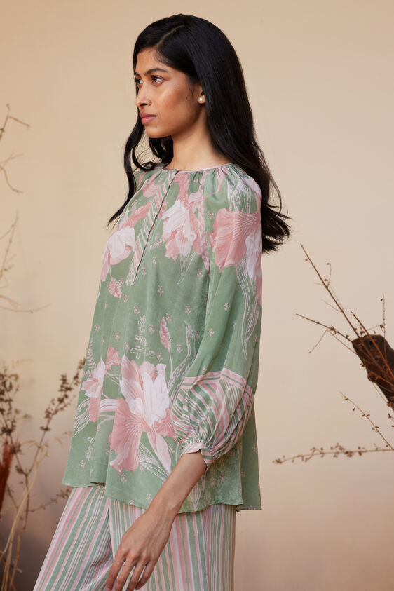 Marise Top, Sage, image 3
