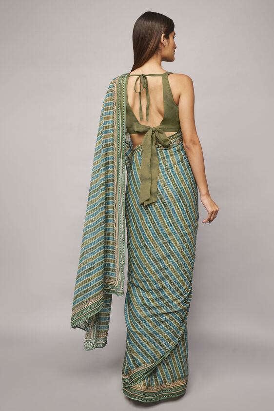 Alana Saree - Sage, , image 3
