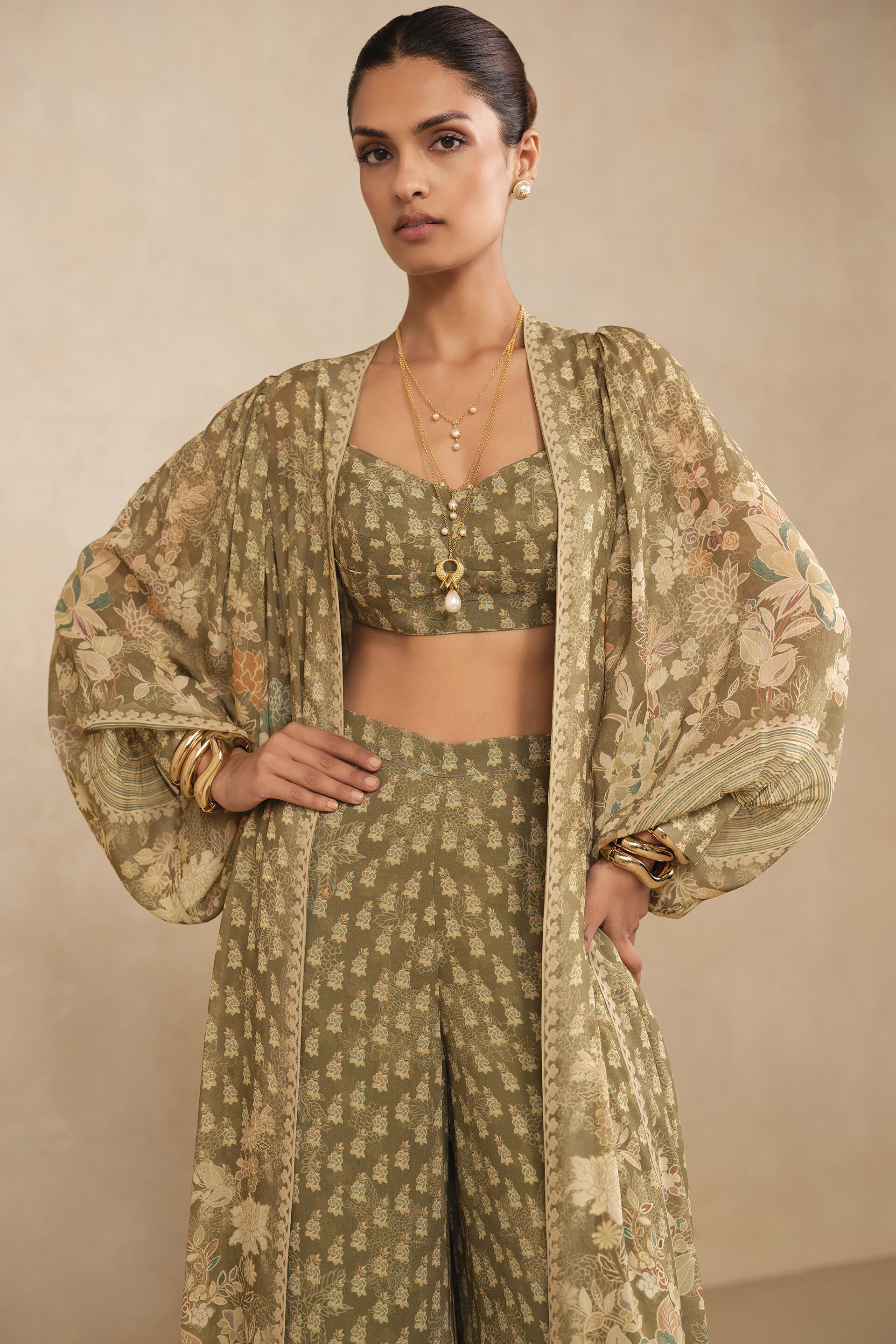 Anisa Jacket Set - Sage, Sage, image 5