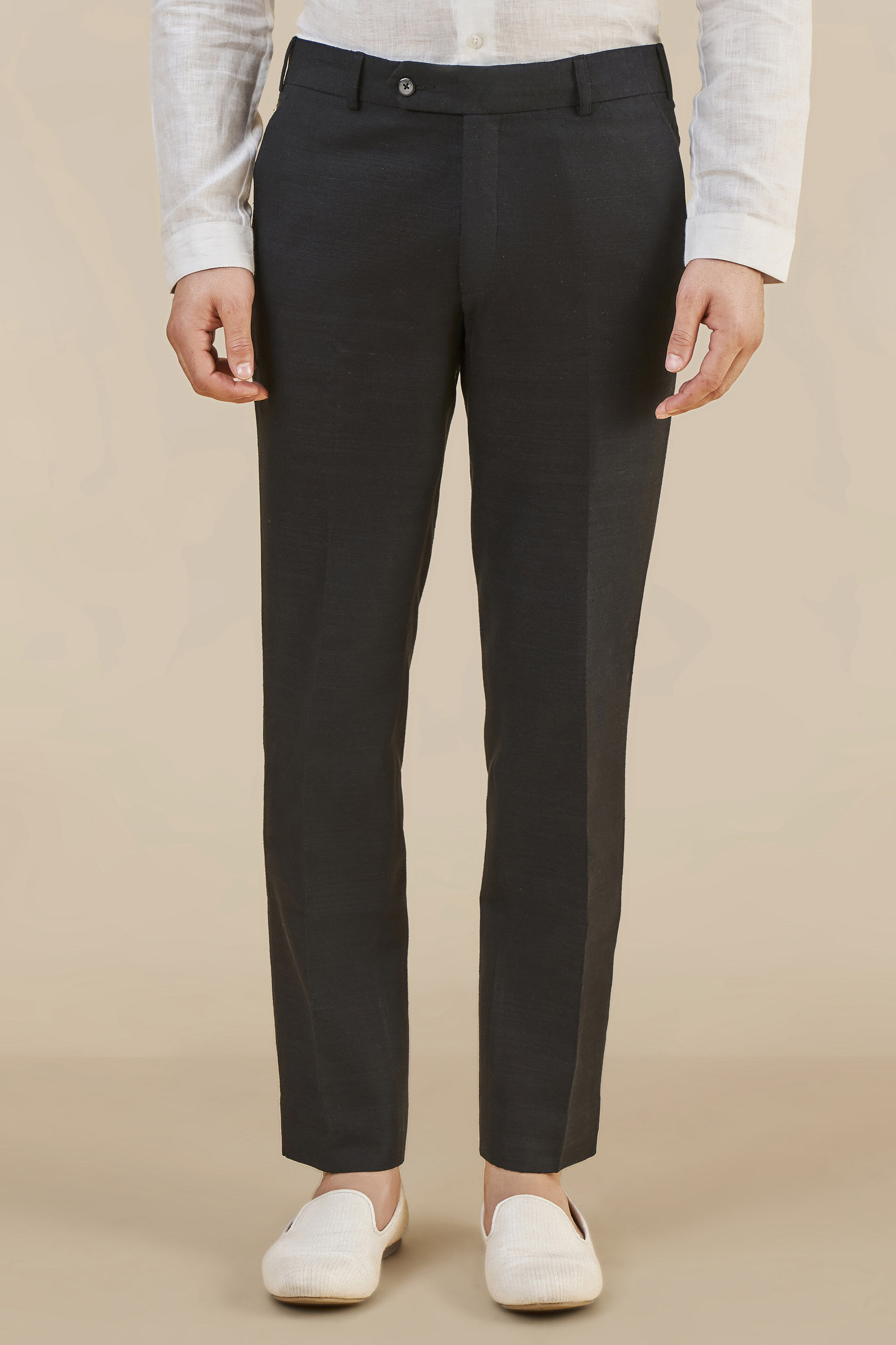 Black Linen Trousers