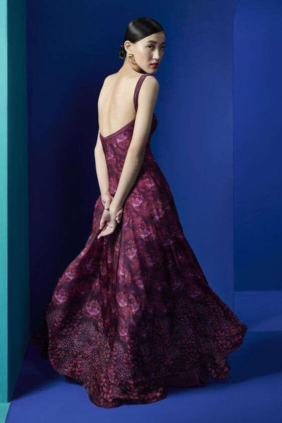 Evolet Gown, Purple, image 2