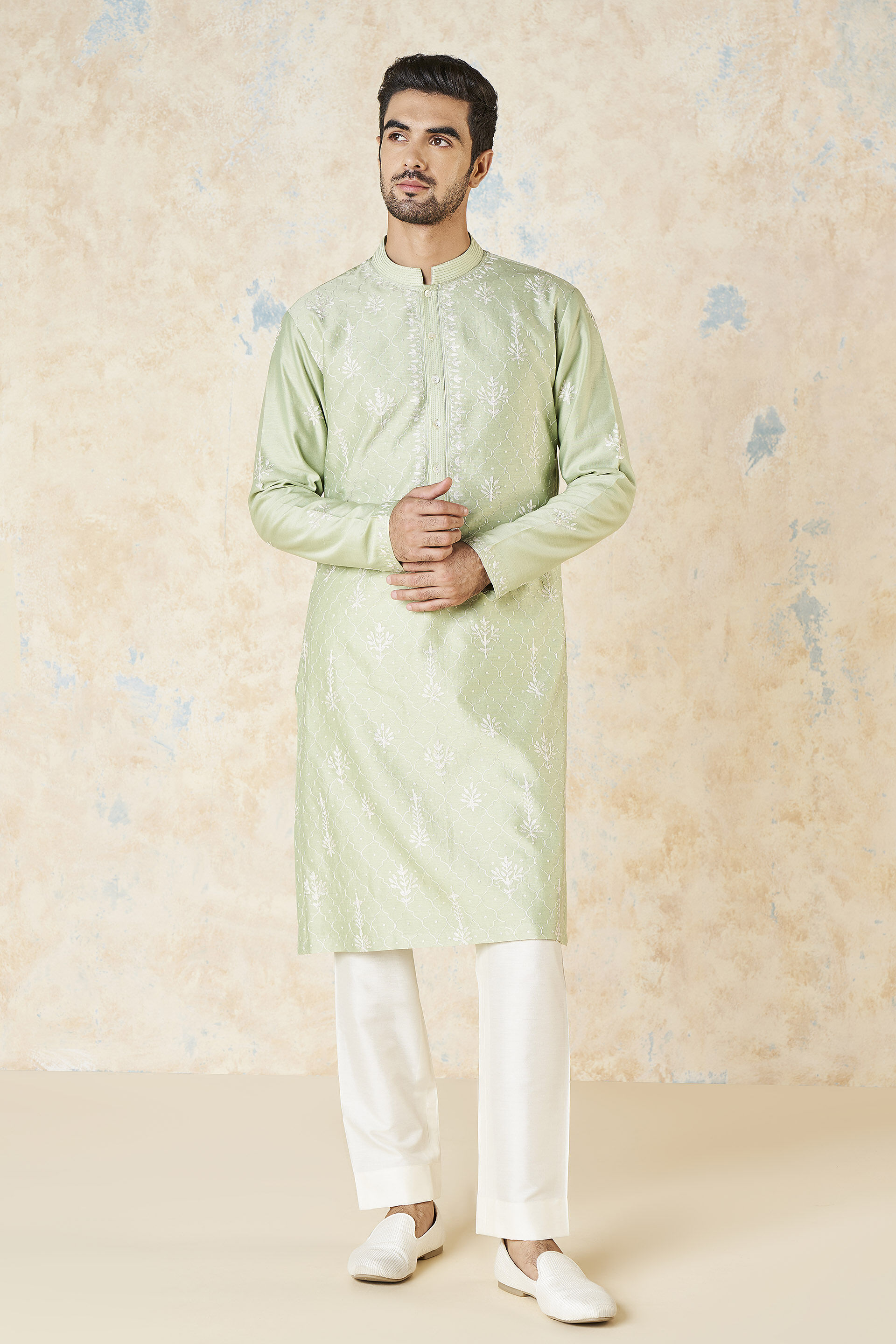 Buy Ainan Kurta Sage Online for Wedding from Anita Dongre