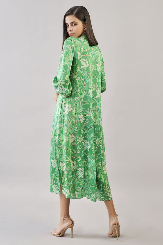 Somerset Dress, Green, image 2