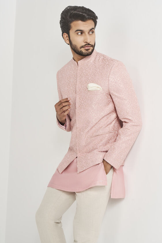 Zian Bandhgala-Pink, Pink, image 3