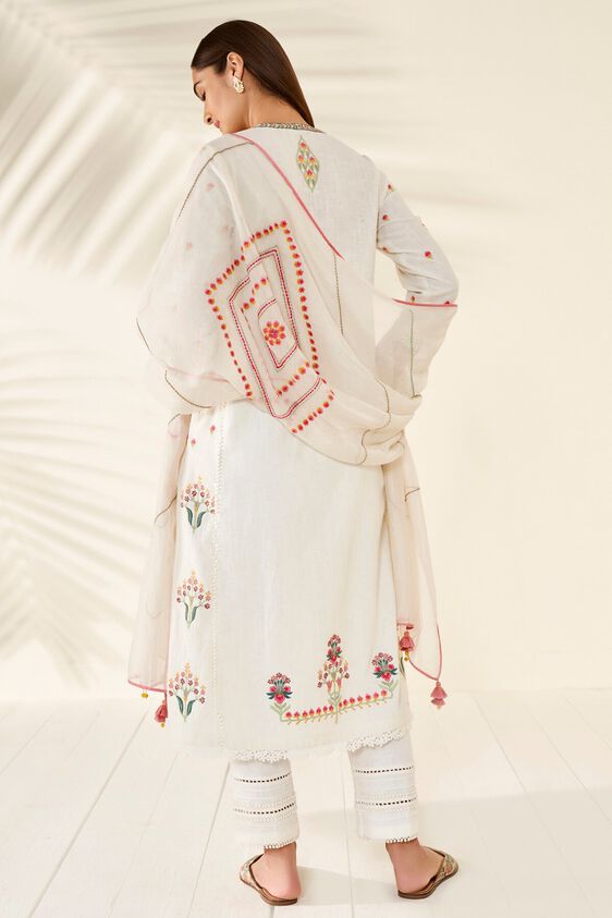 3 - Turvi Kurta Set – Natural, image 3