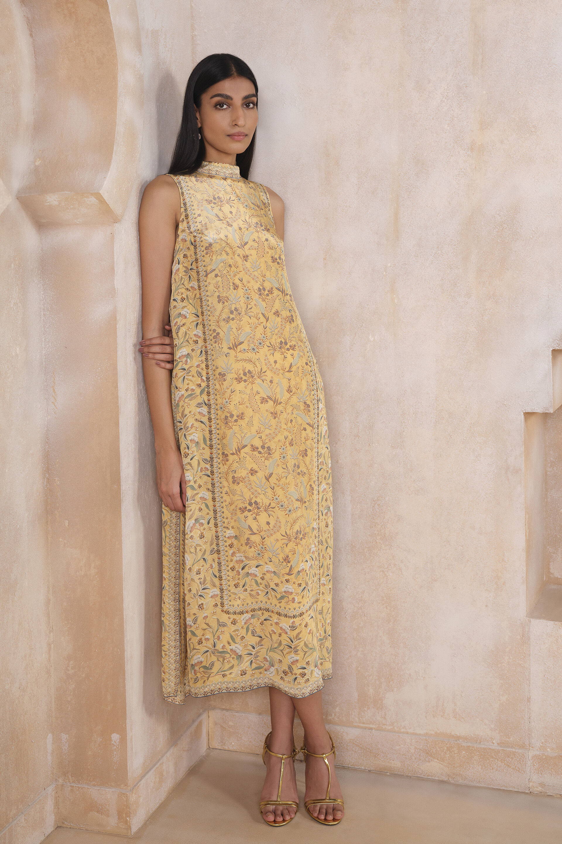 Mavis Dress - Yellow, Yellow, image 3