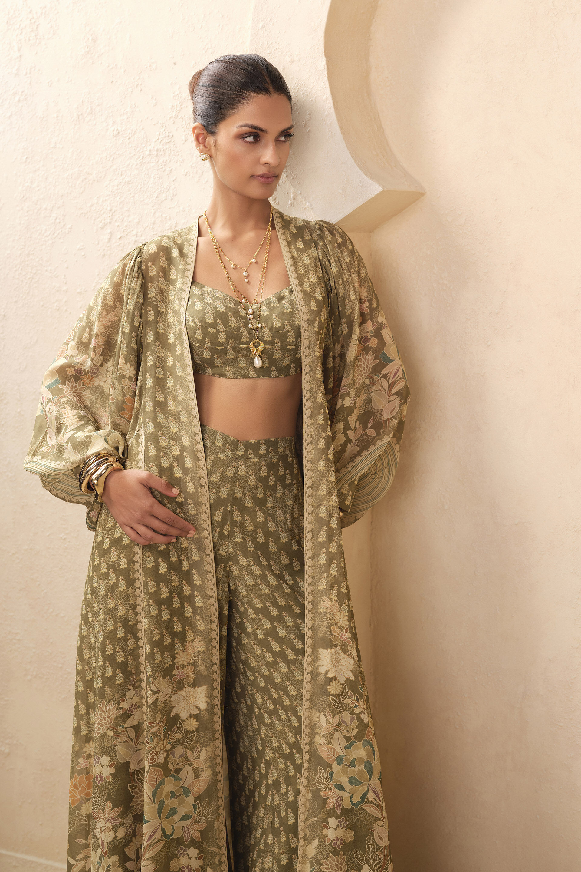 Anisa Jacket Set - Sage, Sage, image 4
