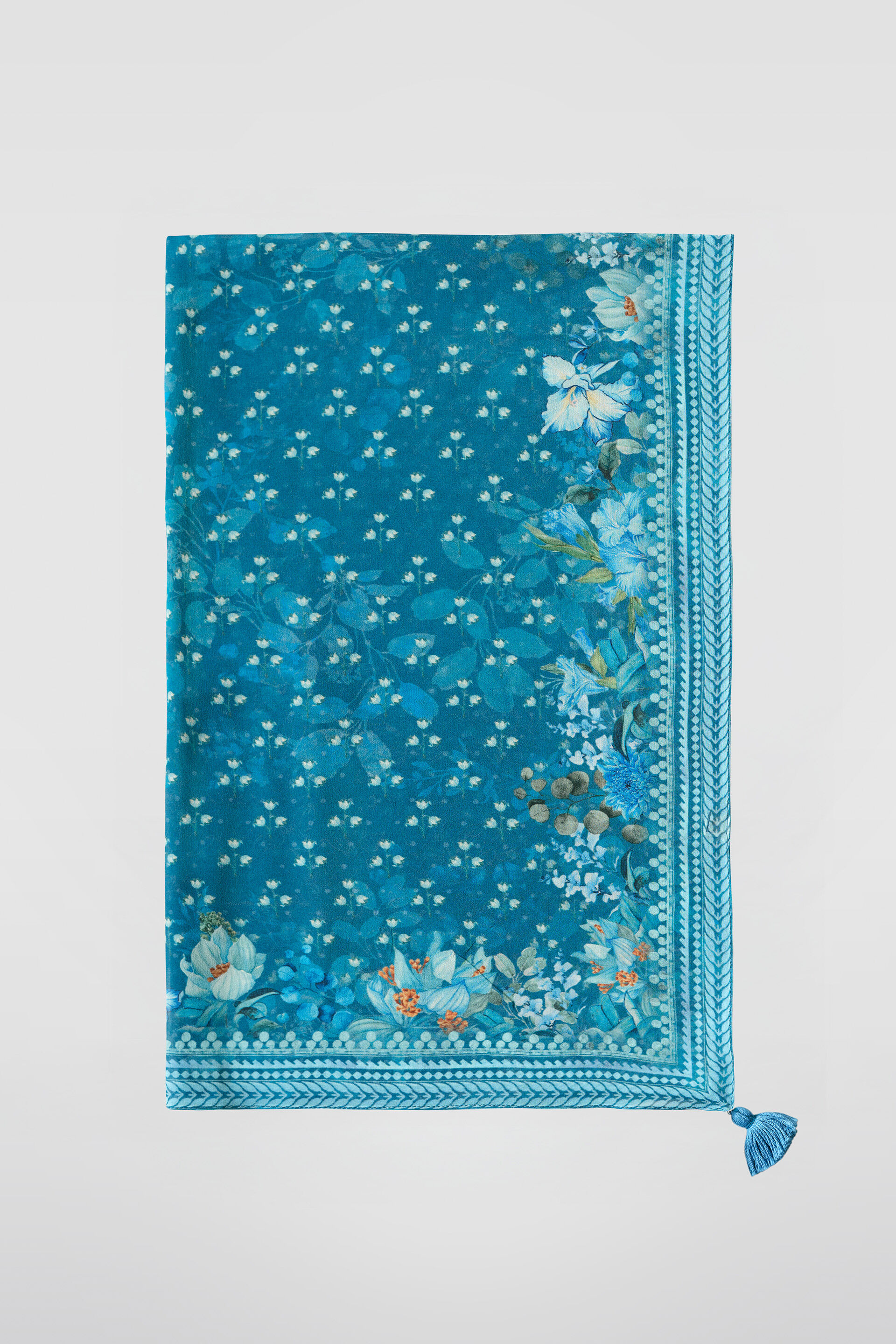 Safra Stole - Blue, Blue, image 3