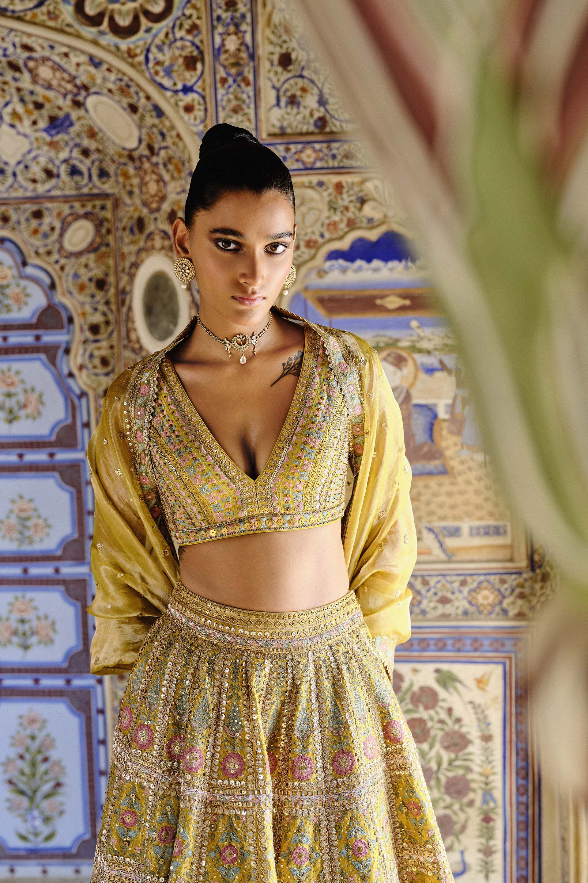 Silk lehenga skirt outlet