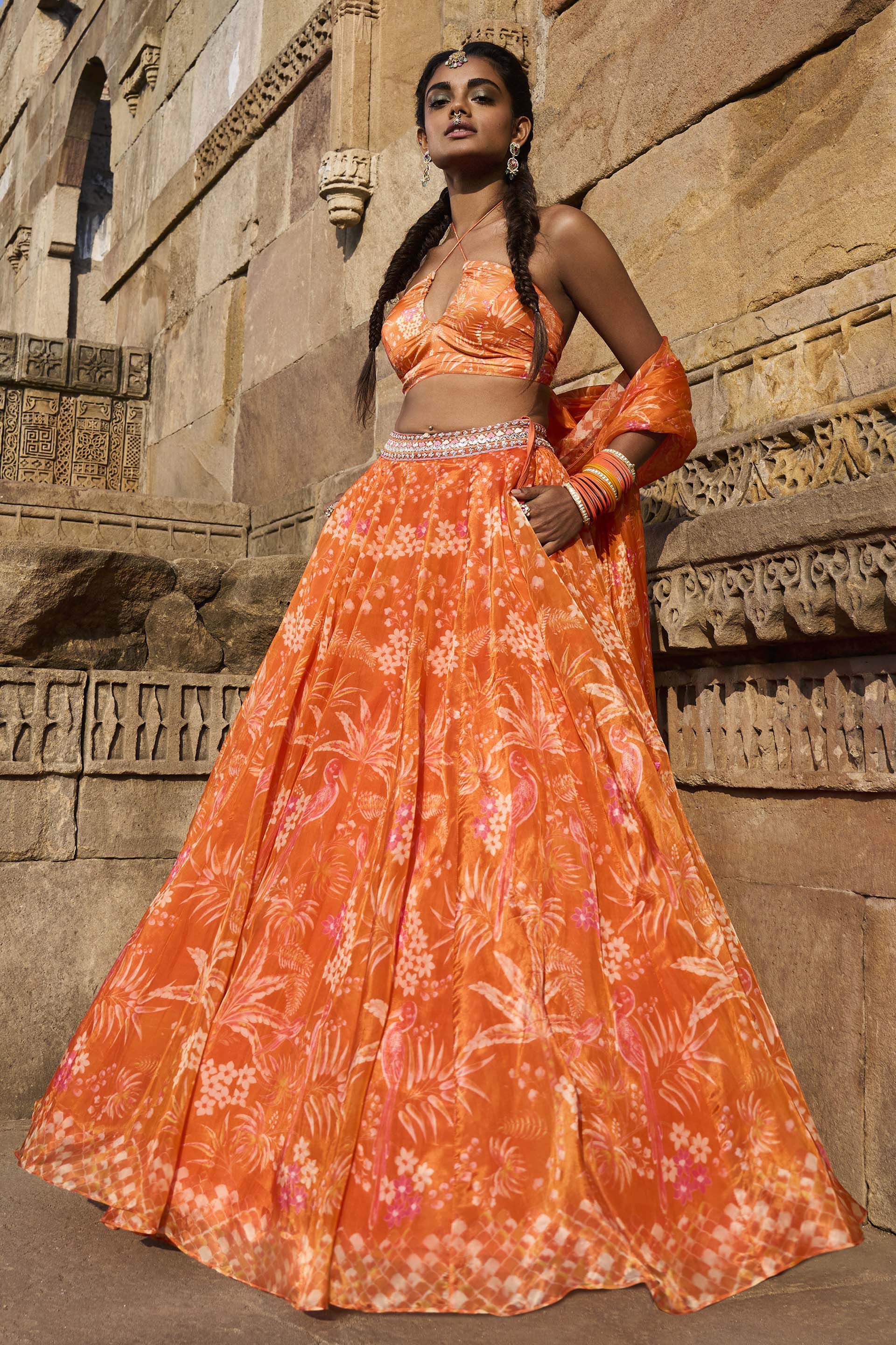 Orange lengha 2025