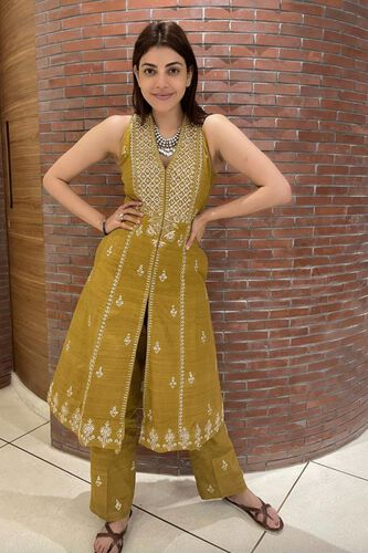 3 - Ishvi Kurta Set – Mustard, image 3