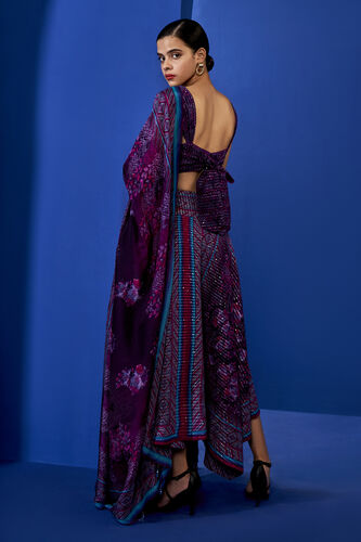 Viola Skirt Set, Purple, image 2