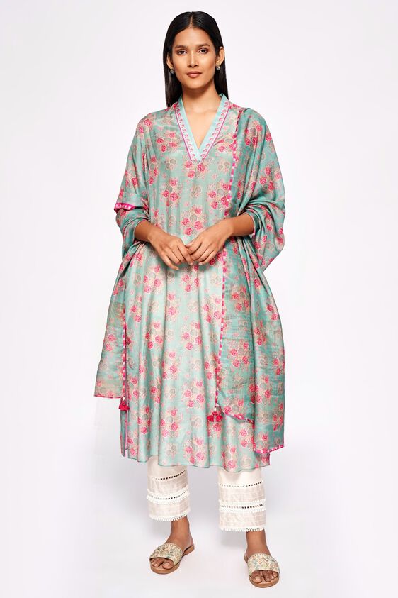 1 - Miran Stole – Blue, image 1