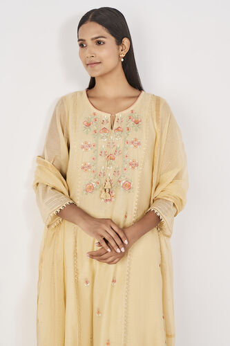 Suditi Kurta Set, Beige, image 5