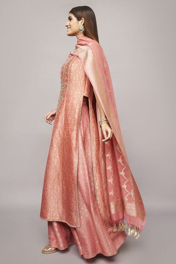 Vaishi Sharara Set, Blush, image 2