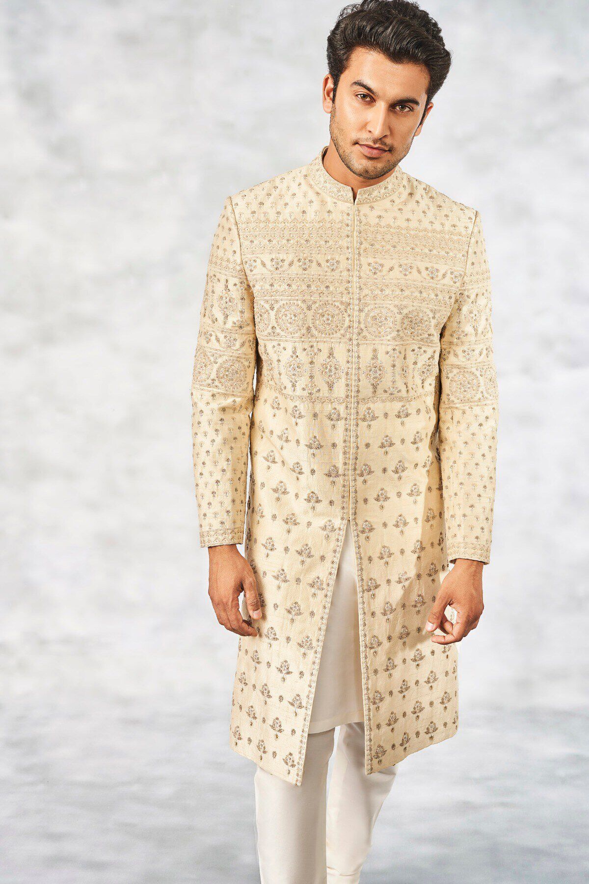 Bidur Sherwani - Beige